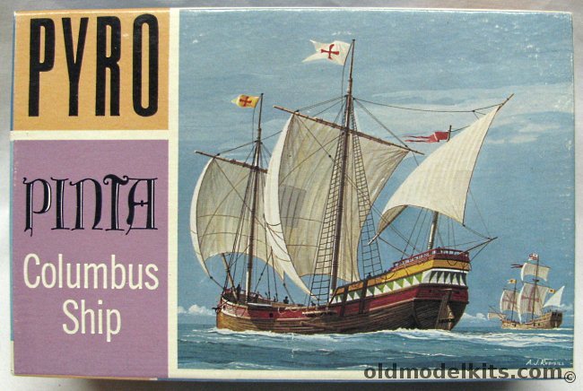 Pyro Pinta- Columbus Ship, B377-60 plastic model kit